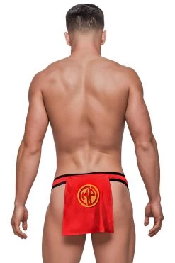 Magic Silk Red Novelty Super Hero Thong Male Thongs