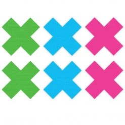 XGEN Neon X 3PK - Green Blue Pink Nipple Pasties
