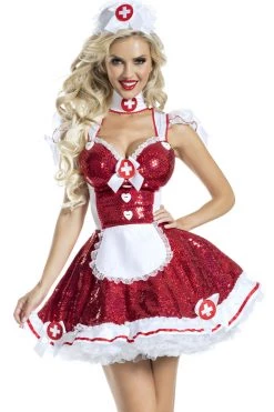 Party King Sassy Sequin Nurse Costume Costumes
