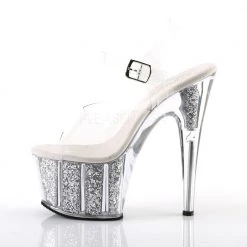 Pleaser Clear/Silver 7