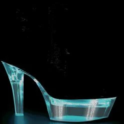 Pleaser Shoes 7" Heel Clear Ankle Boot*