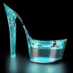 Pleaser Shoes 7" Clear LED Illuminated Stripper Heels*