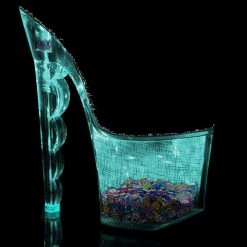 Pleaser Shoes 7" Clear LED Illuminated Platform Heels* 7 Pleaser Shoes 7