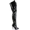 Pleaser Shoes 5" Heel Black D-Ring Crotch With Trim Boots* 2 Pleaser Shoes 5" Heel Black D-Ring Crotch With Trim Boots*
