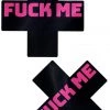 Pastease Pink Fuck Me Cross Nipple Pasties Accessories