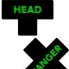 Pastease Head Banger XX Nipple Pasties 2 Pastease Head Banger XX Nipple Pasties