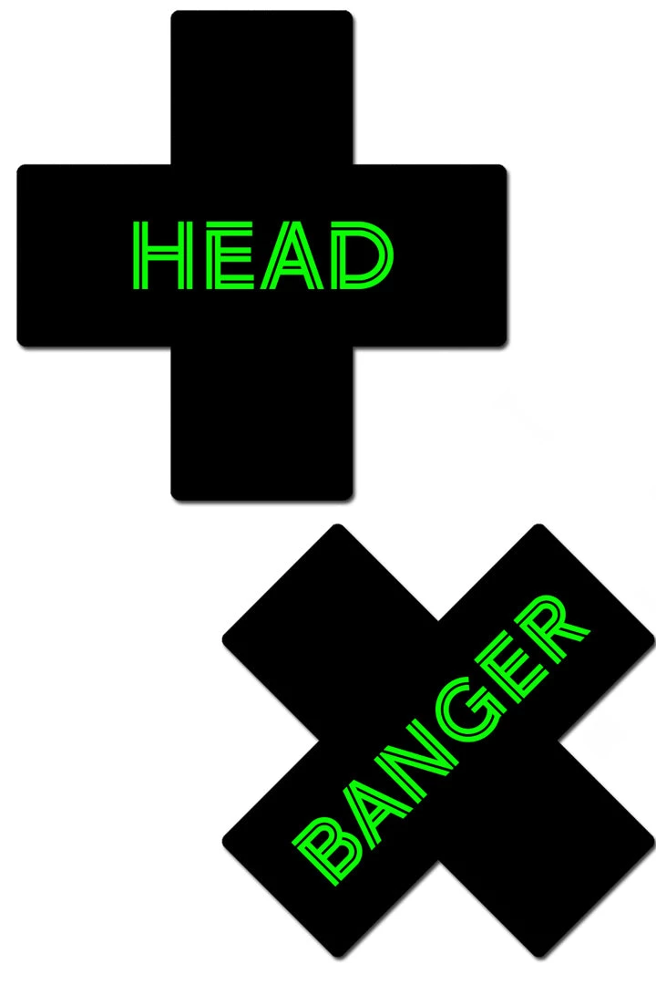 Pastease Head Banger XX Nipple Pasties 3 Pastease Head Banger XX Nipple Pasties