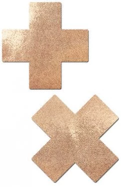 Pastease Bras Liquid Rose Gold XX Nipple Pasties