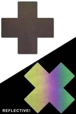 Pastease Accessories Reflective Rainbow XX Nipple Pasties