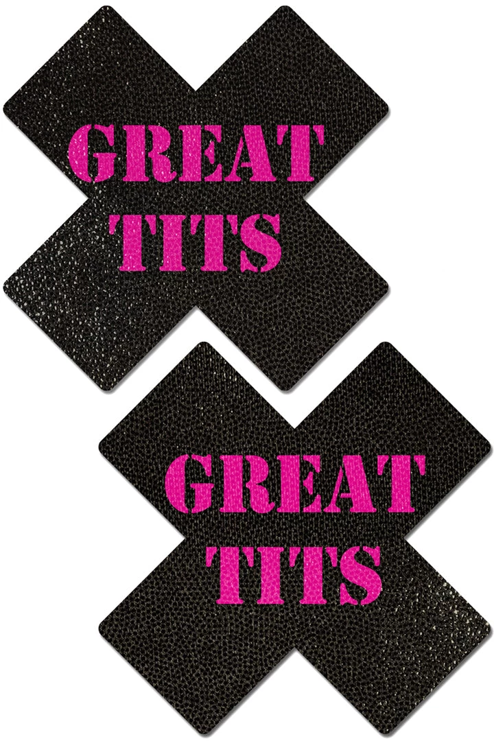 Pastease Accessories Great Tits Cross XX Nipple Pasties 3 Pastease Accessories Great Tits Cross XX Nipple Pasties