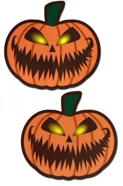 Pastease Spooky Halloween Jack O' Lantern Nipple Pasties Costumes
