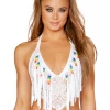 J Valentine Dancewear White Cyclone Lace Fringe Top 2 J Valentine Dancewear White Cyclone Lace Fringe Top