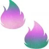 NevaNude Reflective Flame Nipple Pasties
