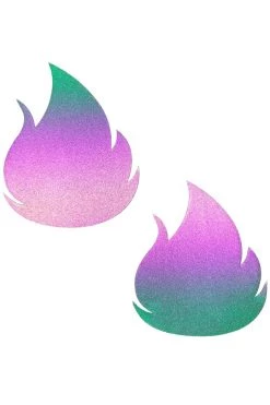 NevaNude Reflective Flame Nipple Pasties