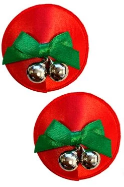 NevaNude Jingle Bells Reusable Silicone Nipple Pasties Lingerie