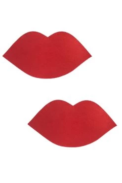 GE Apparel Red Lips Nipple Pasties