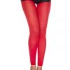 Music Legs Restless In Rouge Opaque Capri Tight Pantyhose Hosiery