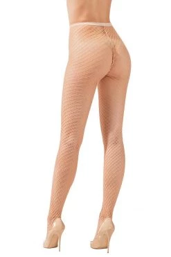Starline Basic Nude Beige Net Tights Lingerie