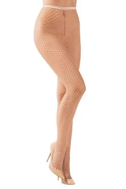 Starline Basic Nude Beige Net Tights Lingerie