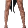 Starline Black Fishnet Thigh Highs W/ Black Band 2 Starline Black Fishnet Thigh Highs W/ Black Band