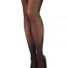 Starline Sheer Black Thigh Highs 2 Starline Sheer Black Thigh Highs
