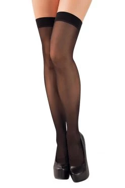 Starline Sheer Black Thigh Highs