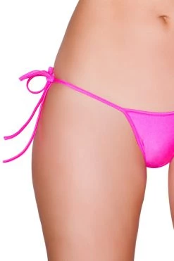 Roma Hot Pink Micro Thong Bikini Bottom