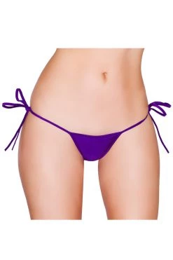 Roma Dancewear Purple Micro Thong Bikini Bottom