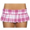 Roma School Girl Outfits 6" Pleated Plaid Skirt - Pink 1 Roma School Girl Outfits 6" Pleated Plaid Skirt - Pink