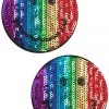 NevaNude Sequin Smiley Faces Nifty Nipple Pasties Rainbow Clothing