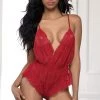 Seven Till Midnight Mesh And Lace Play Romper