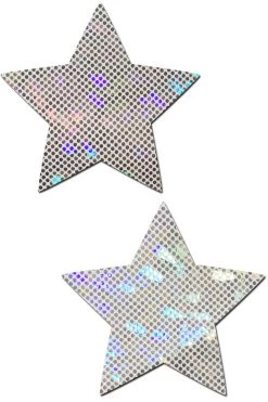 Pastease Accessories Shattered Glass Disco Star Nipple Pasties