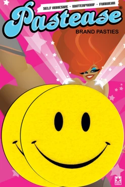 Pastease New Yellow Smiley Face Nipple Pasties