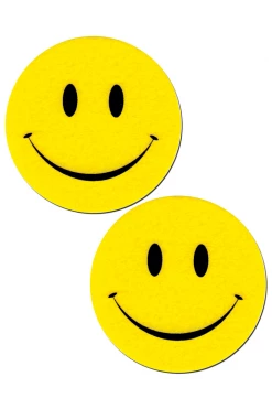 Pastease New Yellow Smiley Face Nipple Pasties