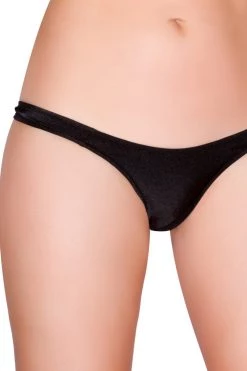 Roma Black T Back Thong Bikini Bottom Dancewear