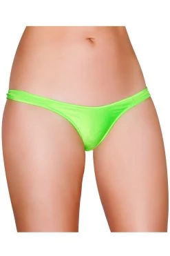 Roma Lime T Back Thong Bikini Bottom