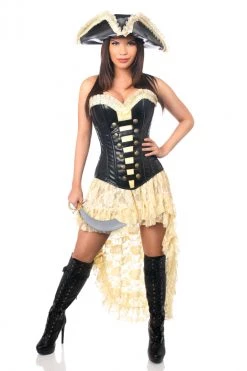 Daisy Corsets Costumes 4 PC Pirate Wench Costume*