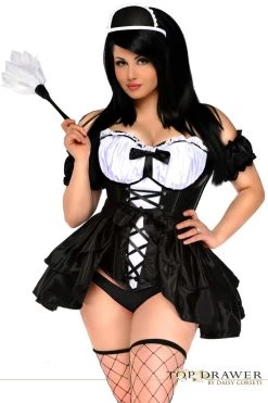 Daisy Corsets 4 PC French Maid Costume*