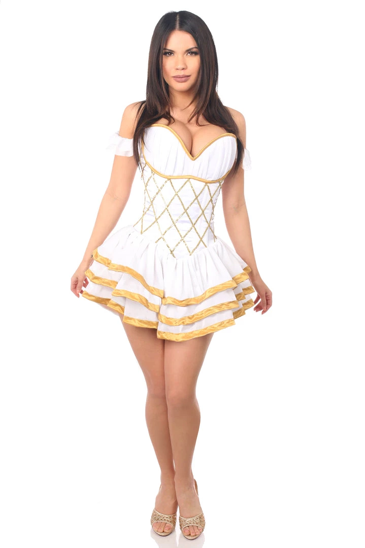 Daisy Corsets Steel Boned Greek Goddess Corseted Dress* 5 Daisy Corsets Steel Boned Greek Goddess Corseted Dress*