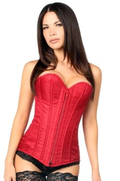 Daisy Corsets Wine Brocade Steel Boned Corset* Lingerie
