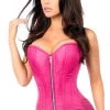 Daisy Corsets Fuchsia Brocade Steel Boned Corset* Lingerie