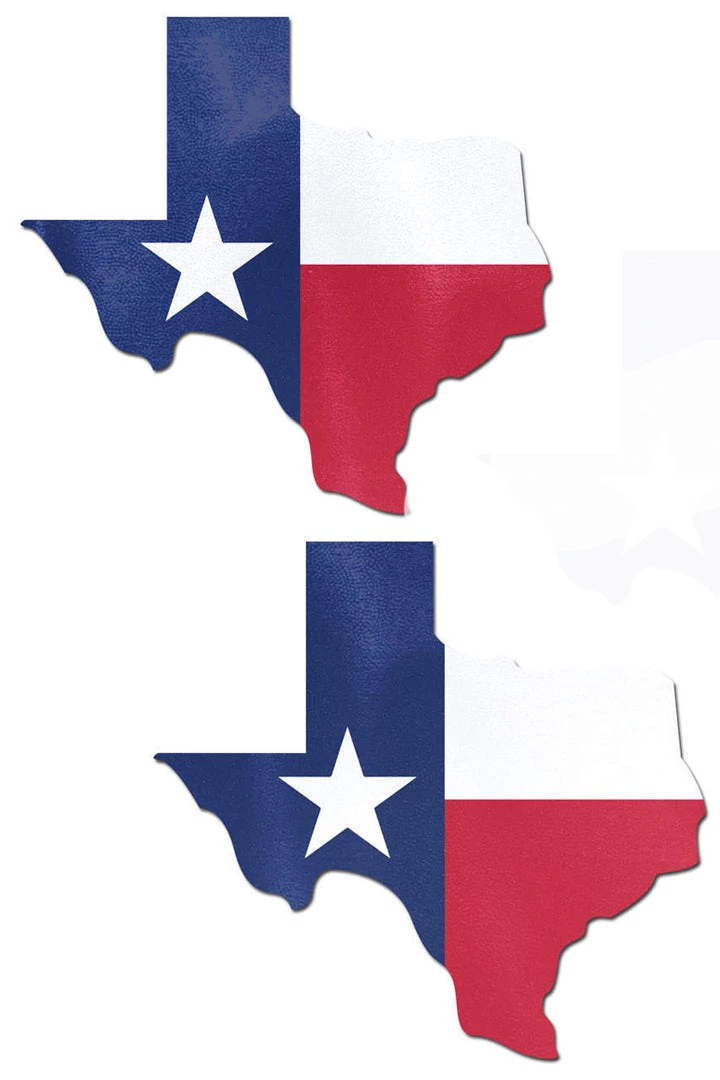 Pastease Accessories Lone Star Texas Flag Nipple Pasties 4 Pastease Accessories Lone Star Texas Flag Nipple Pasties