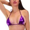 Roma Metallic Purple Micro String Bikini Top Dancewear 2 Roma Metallic Purple Micro String Bikini Top Dancewear
