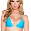 Roma Turquoise Triangle String Bikini Top
