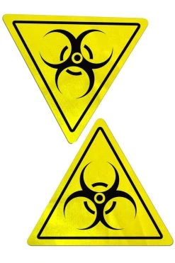 Pastease Toxic Symbol Sign Nipple Pasties