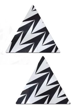 Pastease Accessories Trippy Triangle Zig Zag Nipple Pasties