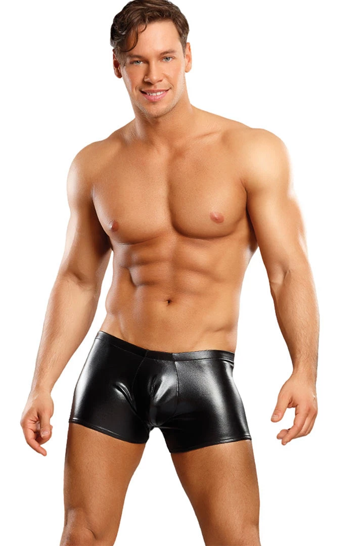 Magic Silk Lingerie Liquid Onyx Black Pouch Short 3 Magic Silk Lingerie Liquid Onyx Black Pouch Short