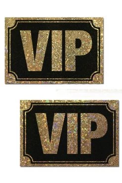 Pastease Gold Glitter VIP Nipple Pasties