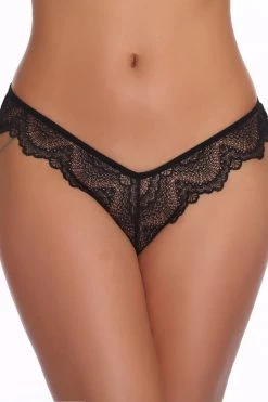 3WISHES Lace-Up Lace Panty