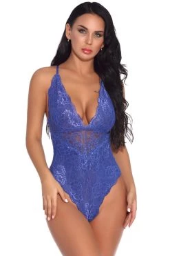 3WISHES Multicolor Lace Teddy Lingerie